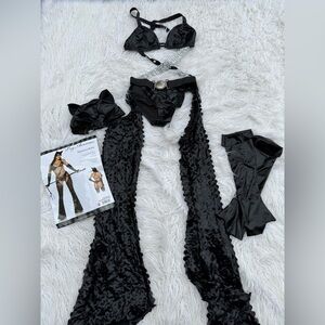 Women’s mistress Black Cat Costume Set (D12)